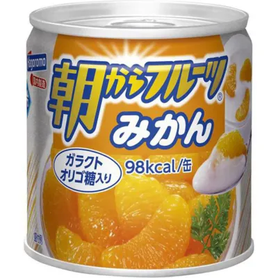 Hagoromo Foods, Asakara Fruit Mandarin Orange in Syrup, 190g