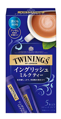 Kataoka Bussan, Twinings, Instant Tea, English Milk Tea, 5 sticks