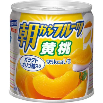Hagoromo Foods, Asakara Fruit Yellow Peach in Syrup, 190g