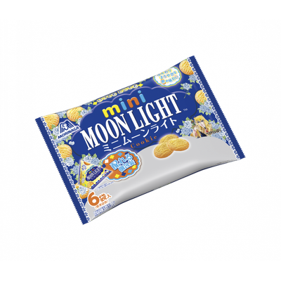 Morinaga, Mini Moon Light, Petit Pack, Bite-size Cookie