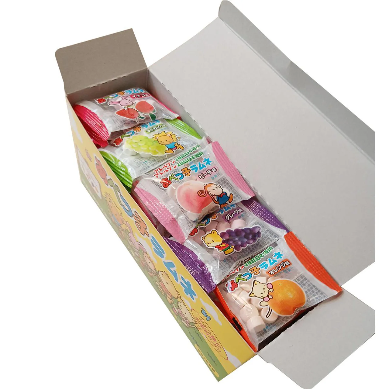 Abe Seika Abekko Ramune Assorted Candy 5g × 50 Packs