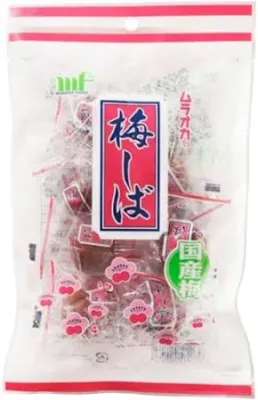 Muraoka, Umeshiba, Red Karikari Ume, Whole Pickled Ume Plum, Crispy, 95g