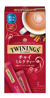 Kataoka Bussan, Twinings, Instant Tea, Chai Milk Tea, 5 sticks