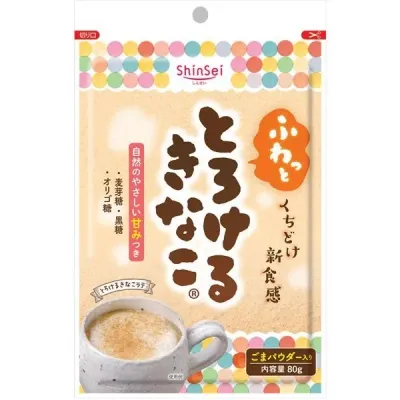 Shinsei, Kinako Powder, Torokeru Kinako, Sweet, with Sesame, 80g