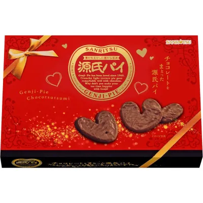 Sanritsu Seika, Genji Pie Chocolate-Coated Gift Box, 14pcs
