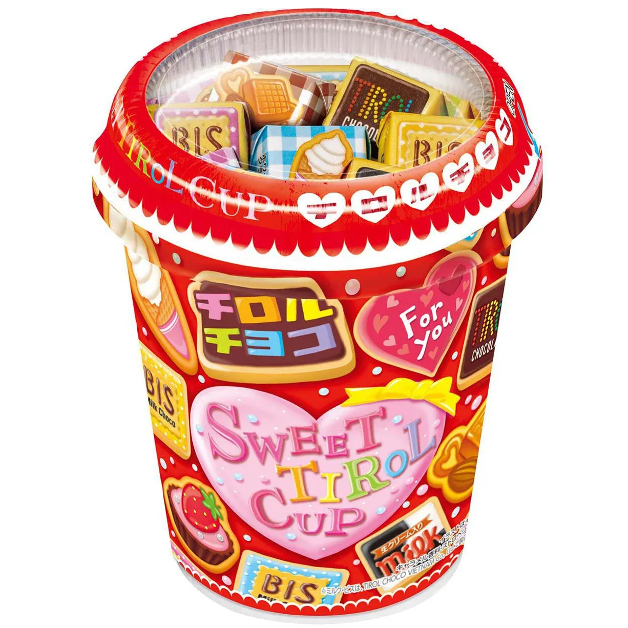 Tirol Choco, Sweet Tirol Assorted Chocolate Cup, 34pcs