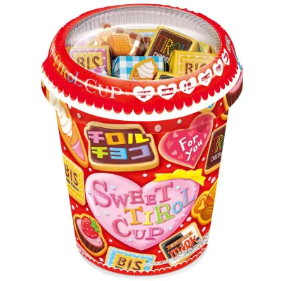 Tirol Choco, Sweet Tirol Assorted Chocolate Cup, 34pcs