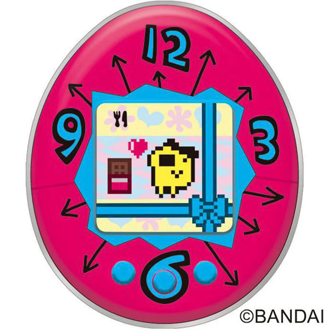 Heart Tamagotchi Chocolate Tin 4pcs (18g)