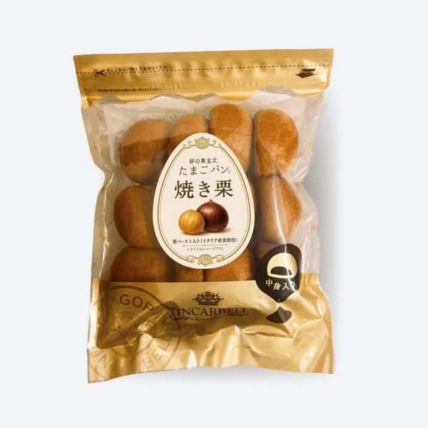 Tinker Bell Tamago Pan Roasted Chestnut Egg Bread 12pcs