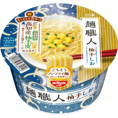 Nissin Men Shokunin Yuzu Shio Ramen 76g