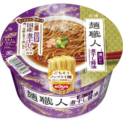 Nissin Men Shokunin Rich Dashi Niboshi Shoyu Ramen 86g