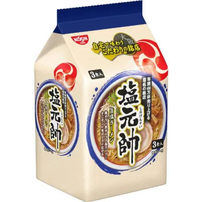 Nissin Shio Gensui Supervised Umashio Ramen 3 Packs 309g
