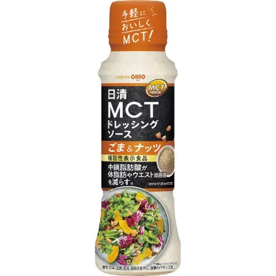 Nissin OilliO MCT Dressing Sauce Sesame &amp; Nuts 190ml
