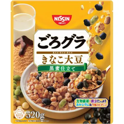 Nissin Cisco Gorogura Kinako Soybean Granola 320g