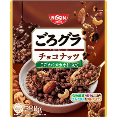 Nissin Cisco Gorogura Chocolate Nuts Granola 320g