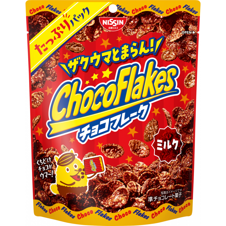 Nissin Cisco Choco Flakes Milk Large Pack 75g