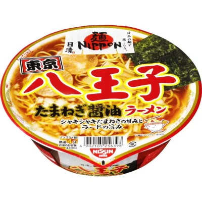 Nissin Men NIPPON Hachioji Onion Soy Sauce Ramen 112g