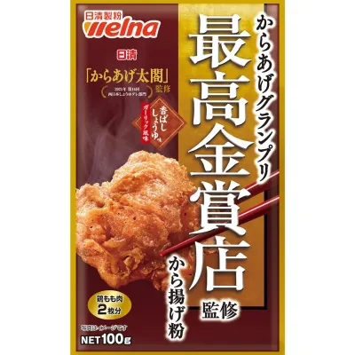 Nissin Seifun Welna Karaage Grand Prix Gold Award Shop Supervised Fried Chicken Mix Savory Soy Sauce &amp; Garlic Flavor 100g