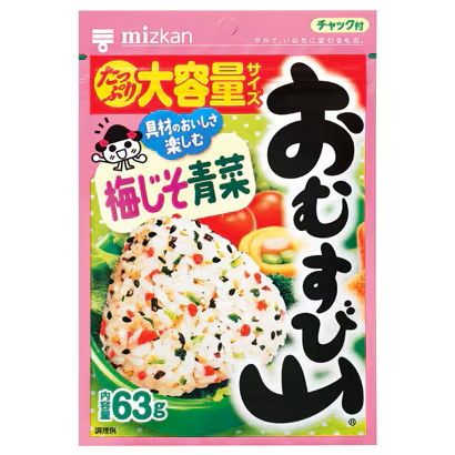 Mizkan Omusubiyama Ume Shiso &amp; Greens Rice Seasoning, 63g