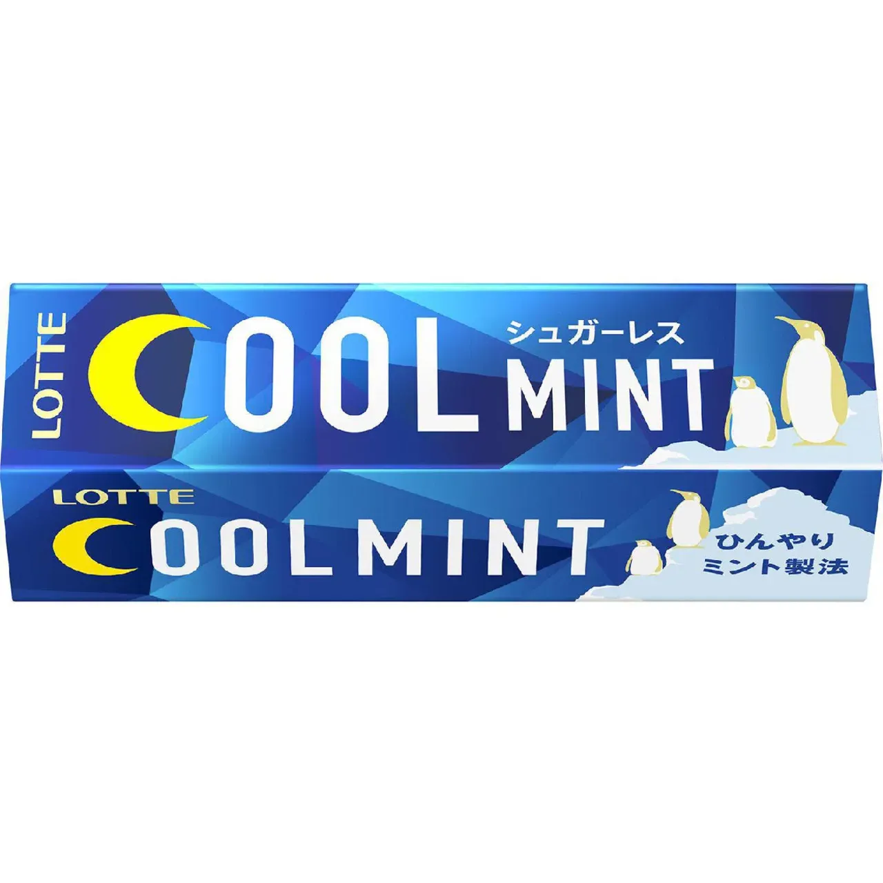 Lotte, Chewing Gum, "COOL MINT" 9 gum sticks x 15