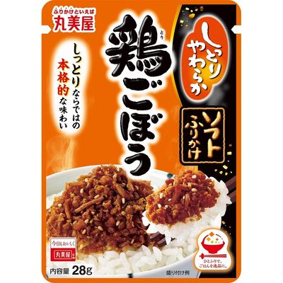 Marumiya Soft Furikake Chicken &amp; Burdock Flavor Seasoning 28g