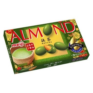 Meiji, Almond Chocolate Matcha, 67g