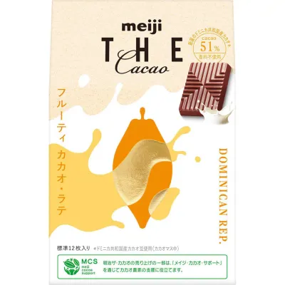 Meiji, The Cacao Fruity Cacao Latte Chocolate, 42g