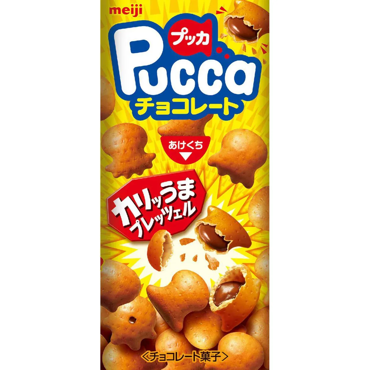 Meiji, Pucca Chocolate Snack, 39g