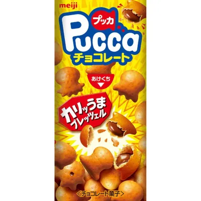 Meiji, Pucca Chocolate Snack, 39g