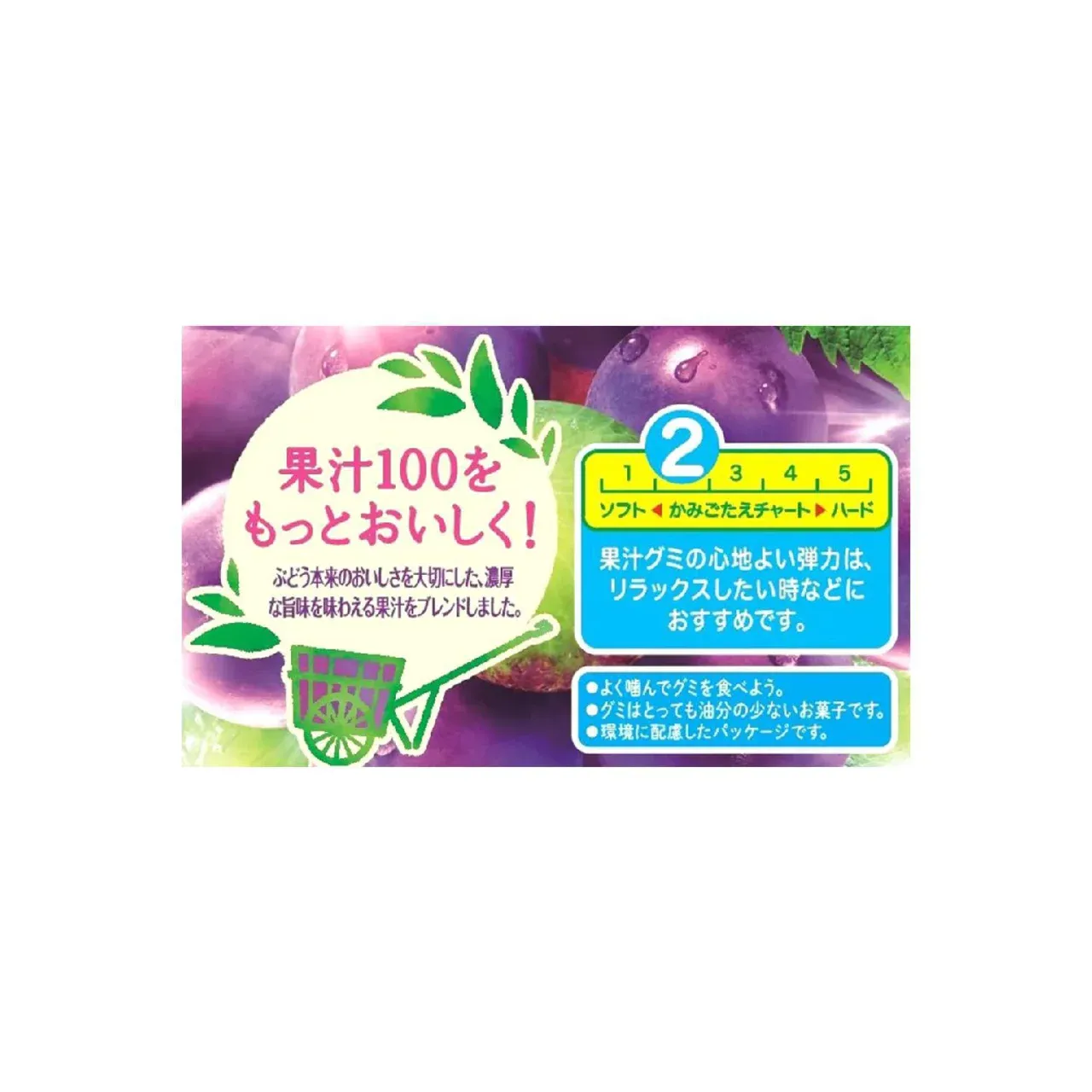 Meiji, Kajyu Gummy Grape, 54g