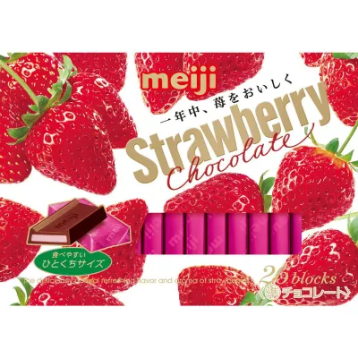 Meiji, Strawberry Chocolate Box, 26 Pieces