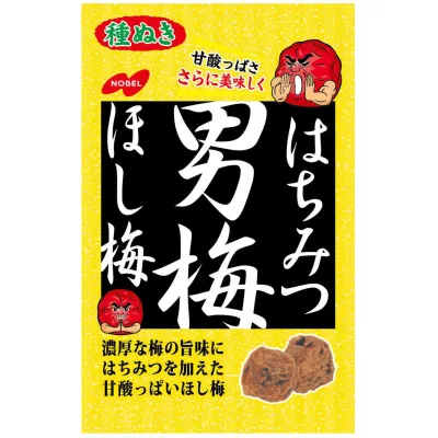 Nobel Otoko Ume Honey Hoshi Ume Dried Plum Snack 20g