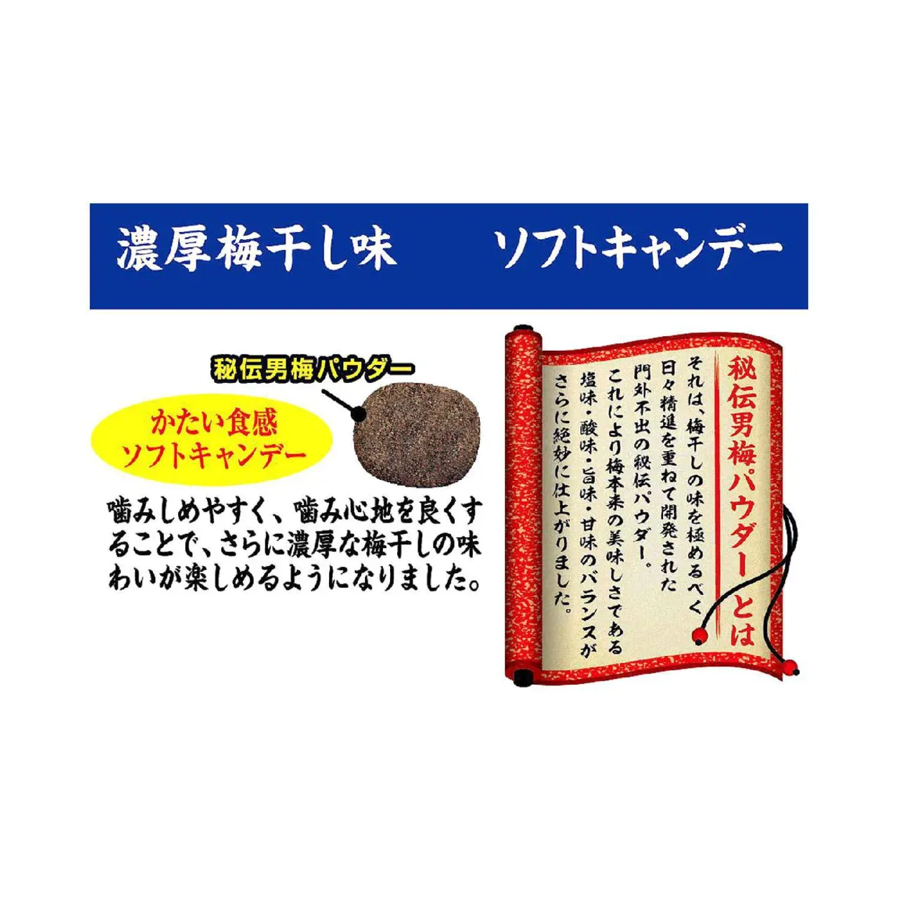 Nobel Otoko Ume Soft Candy Plum Flavor 35g