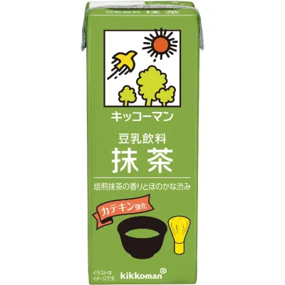 Kikkoman Soy Milk Drink Matcha 200ml Kikkoman Soy Milk Drink Matcha 200ml