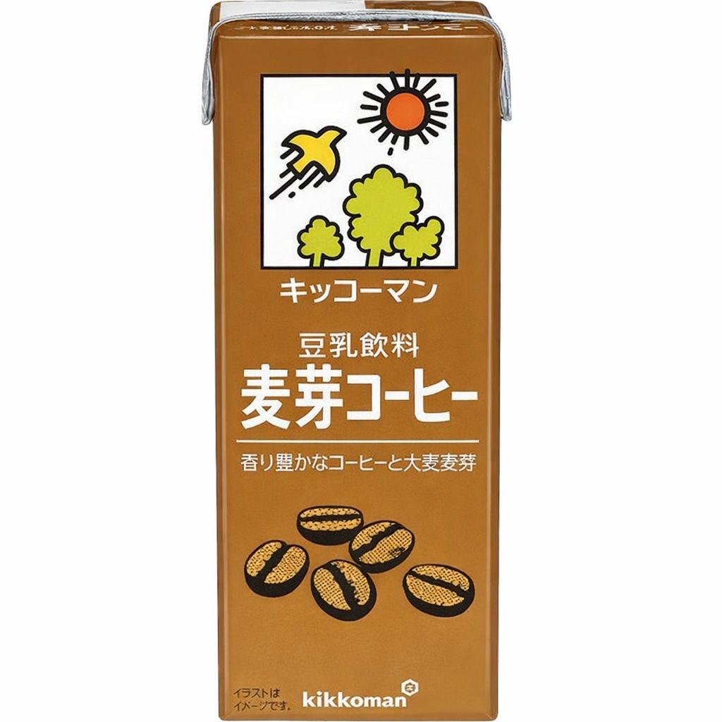 Kikkoman Soy Milk Drink Malt Coffee 200ml
