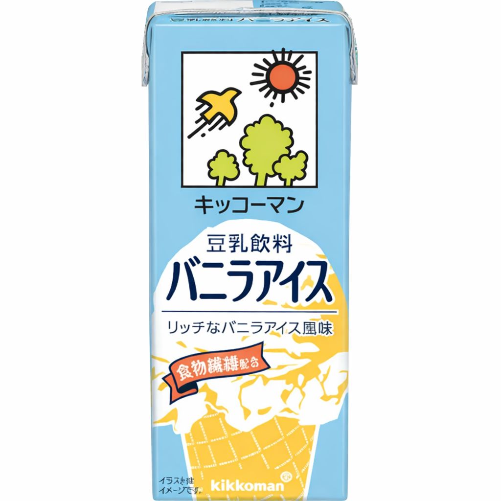 Kikkoman Soy Milk Drink Vanilla Ice Cream 200ml