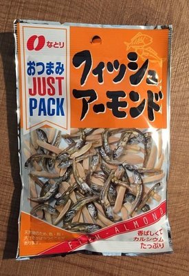 Natori, Just Pack &quot;Fish Almond&quot;, Roast Almond and Dried Sardine with Sesame 19g
