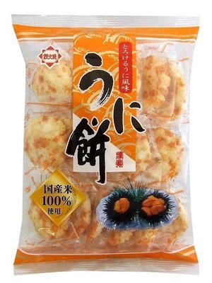 Honda, &quot;Uni Mochi&quot;, Sea Urchin Rice Cracker, 15pc in 1 bag