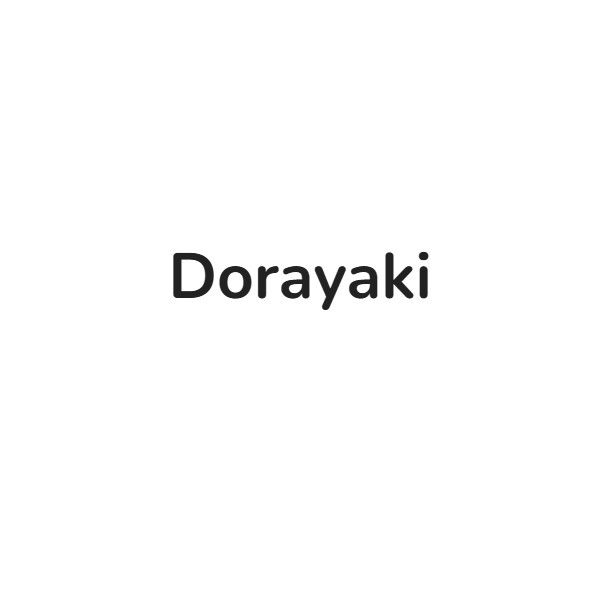 Dorayaki