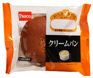 Pasco &quot;Cream Pan&quot; Sweet Bread with Custard Cream, Long Life Series, Sale