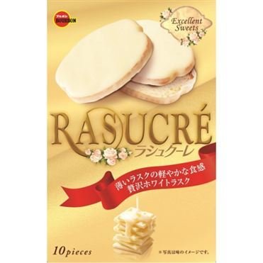 Bourbon "Rasucre," Rusk with White Chocolate, 10pc in 1 box