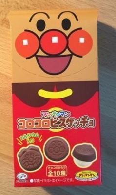 Fujiya  &quot;Anpanman Koro Koro Biscuits&quot; 34g