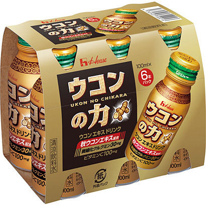House, 'Ukon no Chikara', Ukon Drink, To avoid/recovery from hangover 150ml x 6 bottles