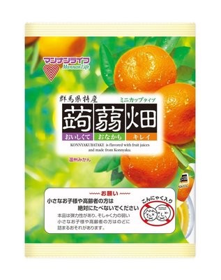 Mannan Life &quot;Konnyaku Batake, Mandarin orange, mikan. flavor&quot; Konjac Fruits Jelly, 25g x 12 pc