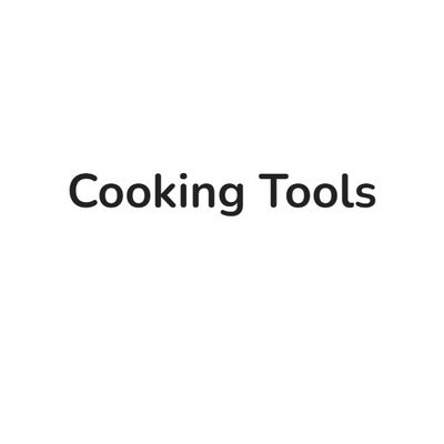 Cooking Tools