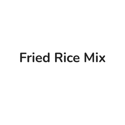 Fried Rice Mix