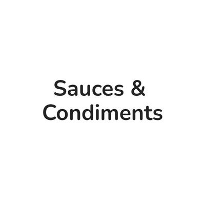 Sauces &amp; Condiments