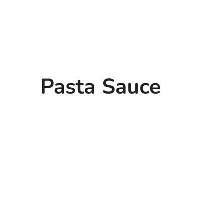 Pasta Sauce