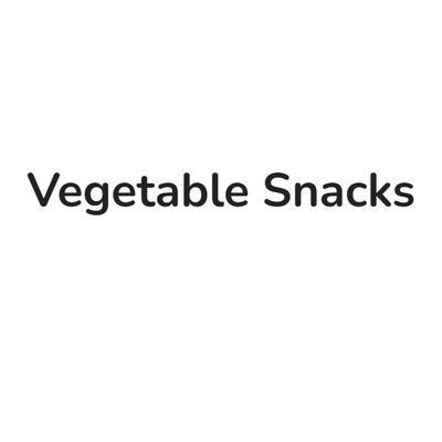 Vegetable Snacks