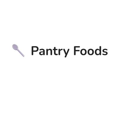 Pantry Foods